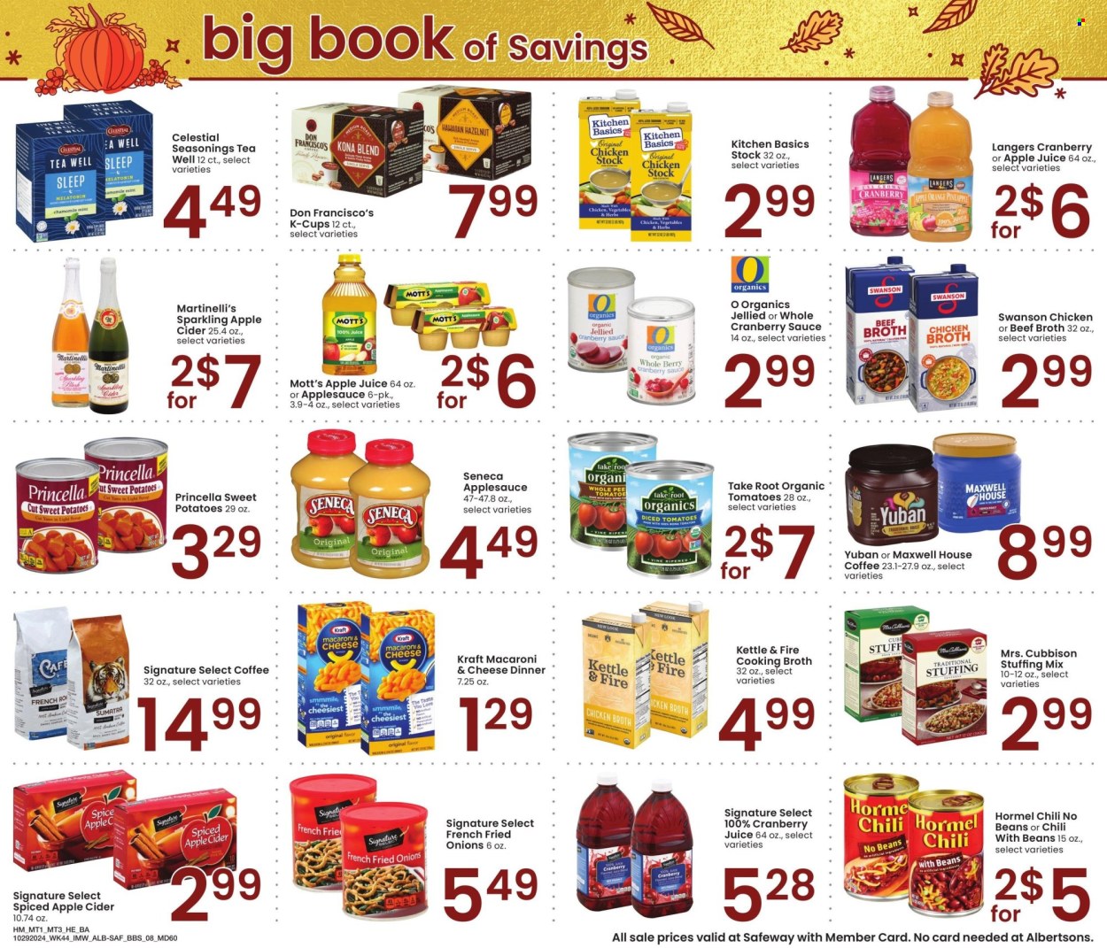 Safeway ad - 10/29/2024 - 12/02/2024. Page 8