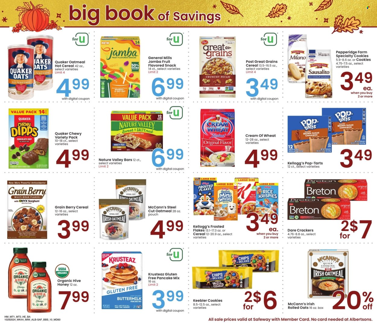 Safeway ad - 10/29/2024 - 12/02/2024. Page 10