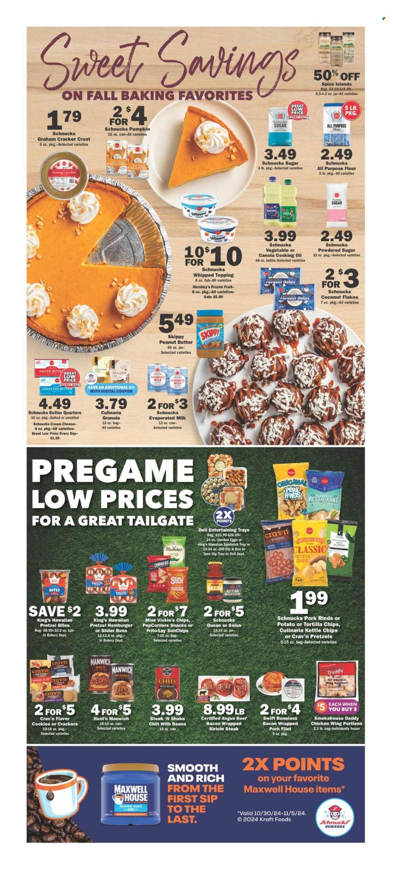 Schnucks ad - 10/30/2024 - 11/05/2024. Page 2