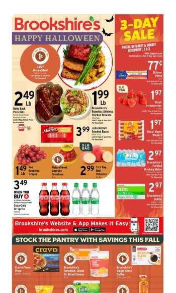 Brookshires Flyer - 10/30/2024 - 11/05/2024.