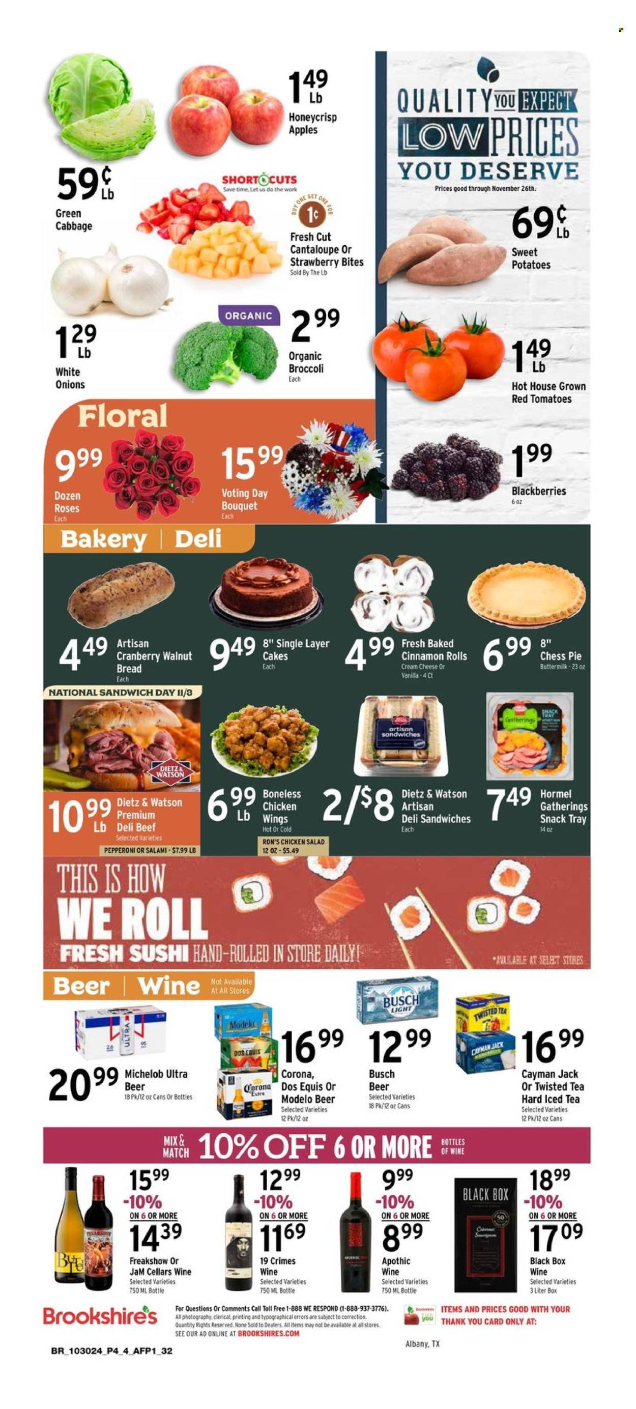 Brookshires ad - 10/30/2024 - 11/05/2024. Page 4