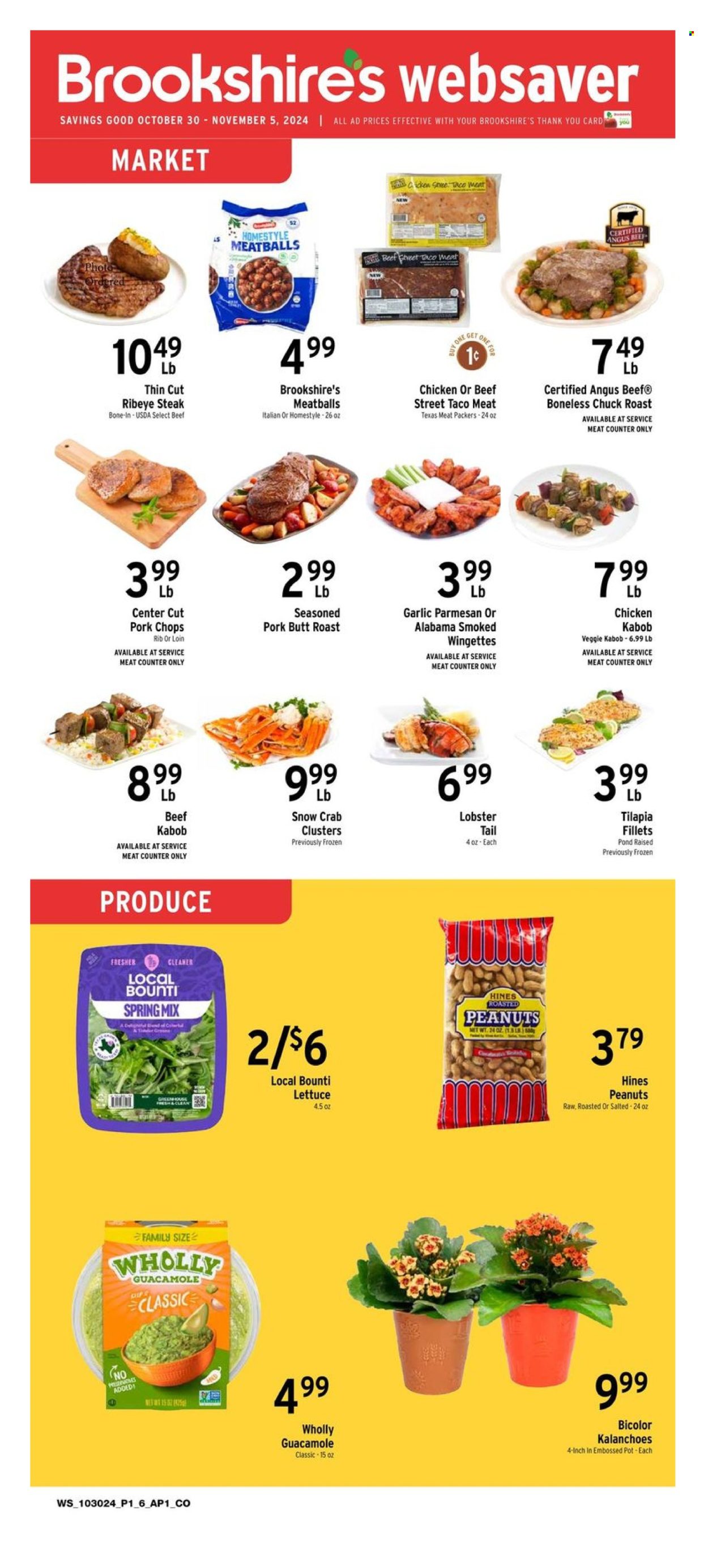 Brookshires ad - 10/30/2024 - 11/05/2024. Page 1