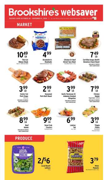 Brookshires Flyer - 10/30/2024 - 11/05/2024.