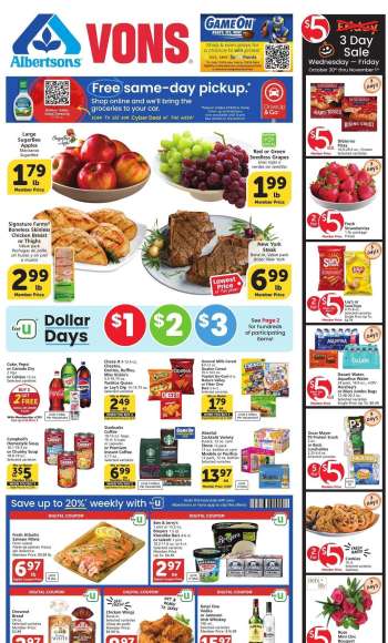 Vons Flyer - 10/30/2024 - 11/05/2024.