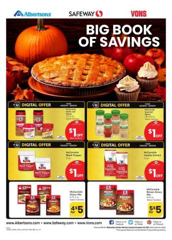Albertsons Flyer - 10/30/2024 - 12/03/2024.