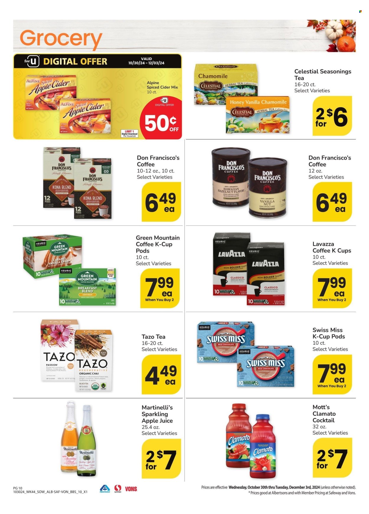 Albertsons ad - 10/30/2024 - 12/03/2024. Page 10