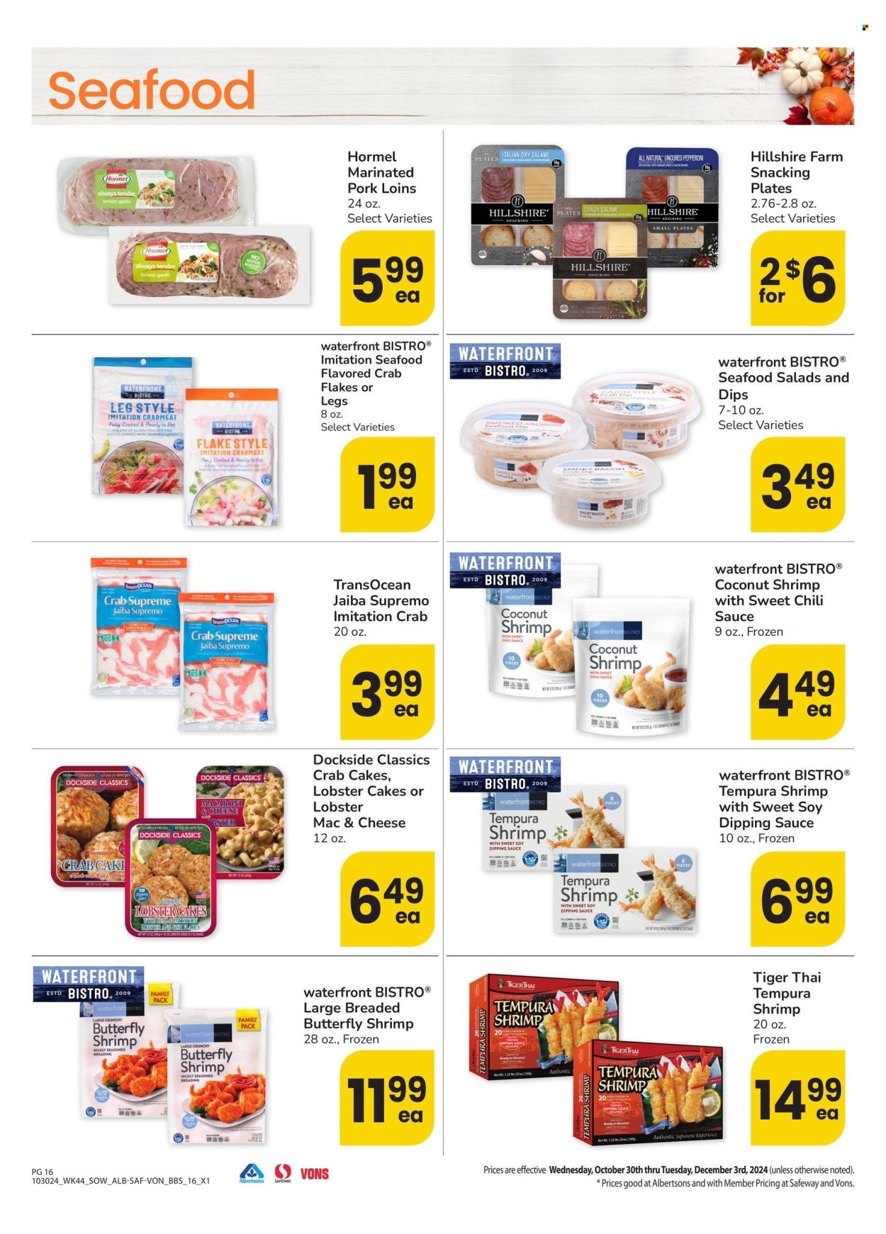 Albertsons ad - 10/30/2024 - 12/03/2024. Page 16