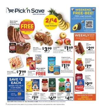 Pick ‘n Save Flyer - 10/30/2024 - 11/05/2024.