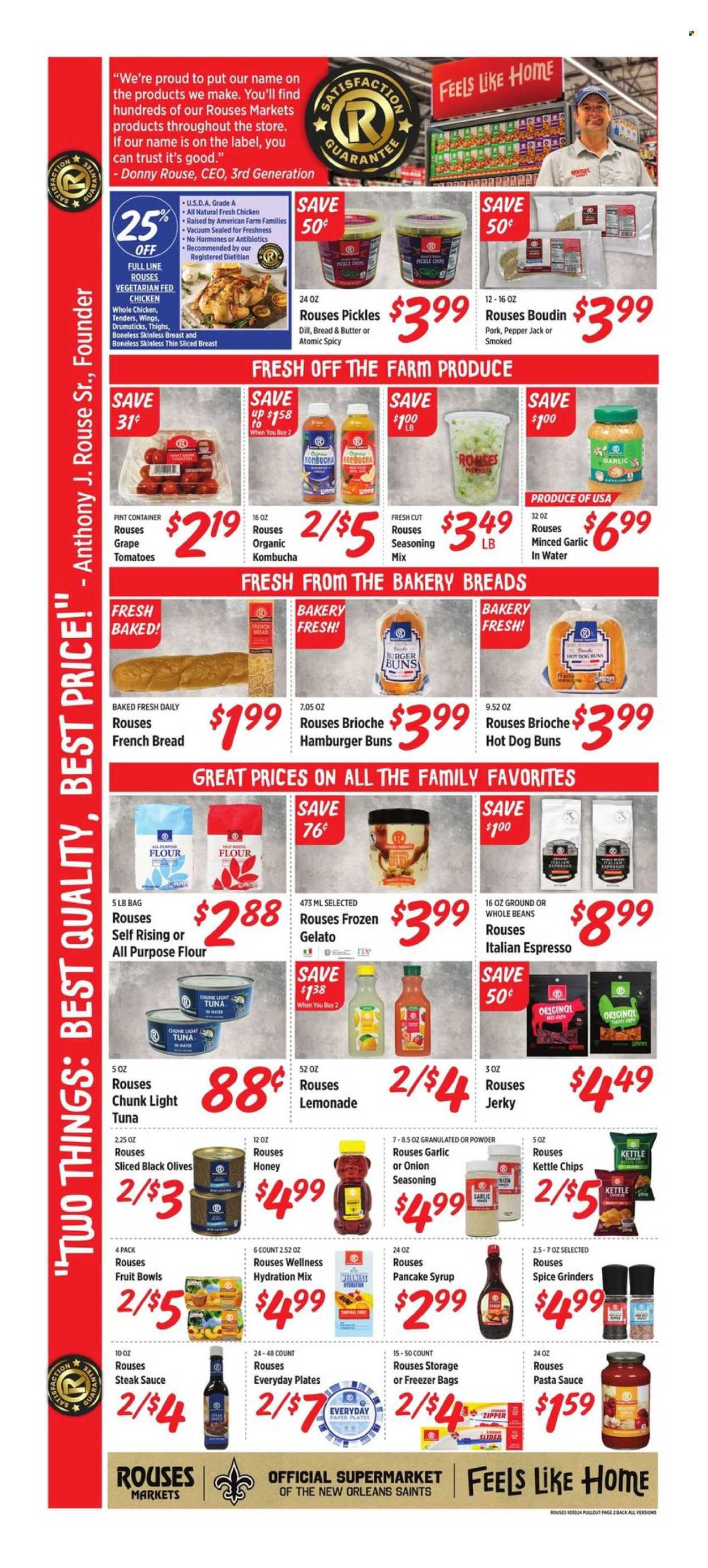 Rouses Markets ad - 10/30/2024 - 11/06/2024. Page 4
