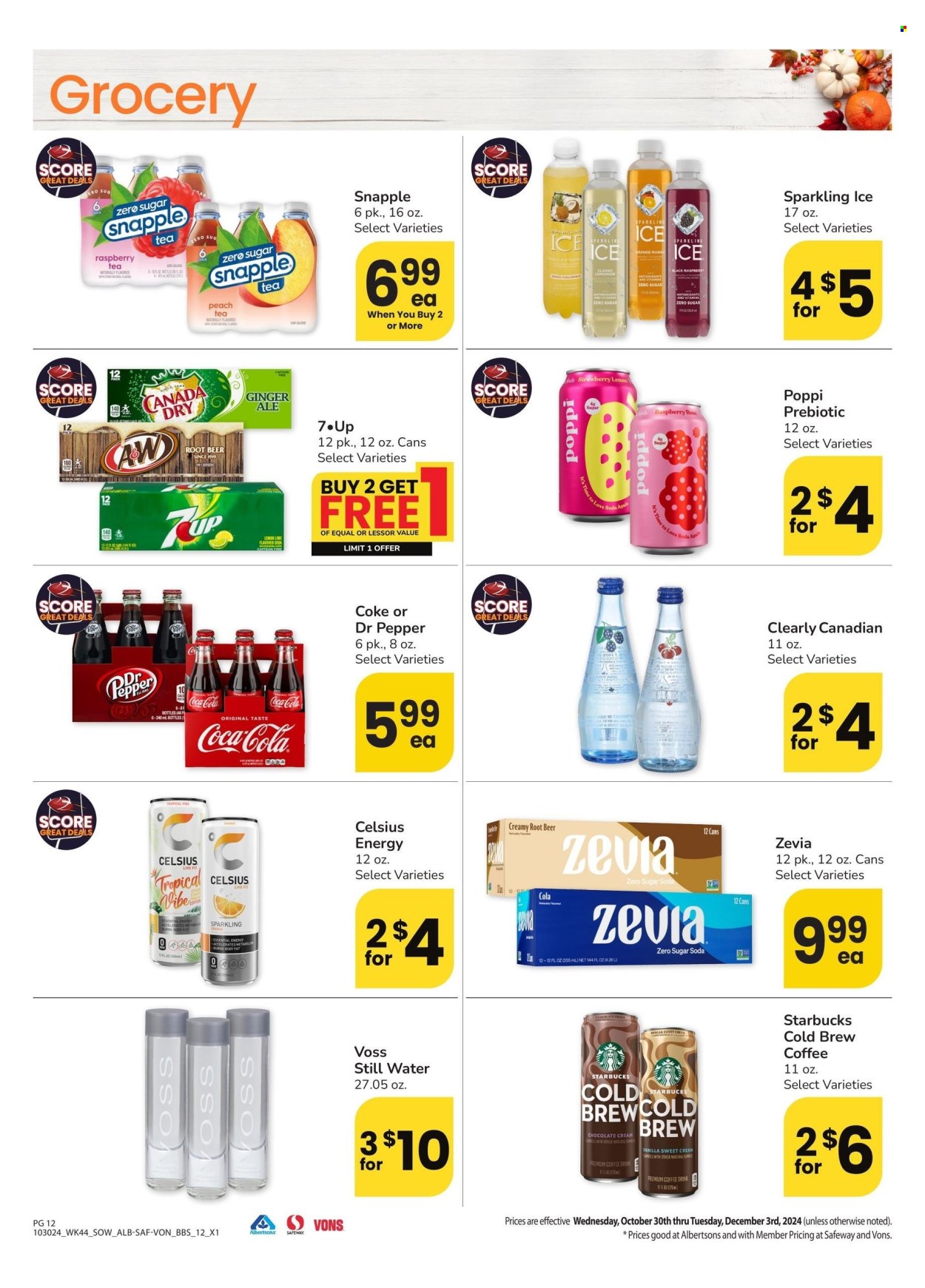 Safeway ad - 10/30/2024 - 12/03/2024. Page 12