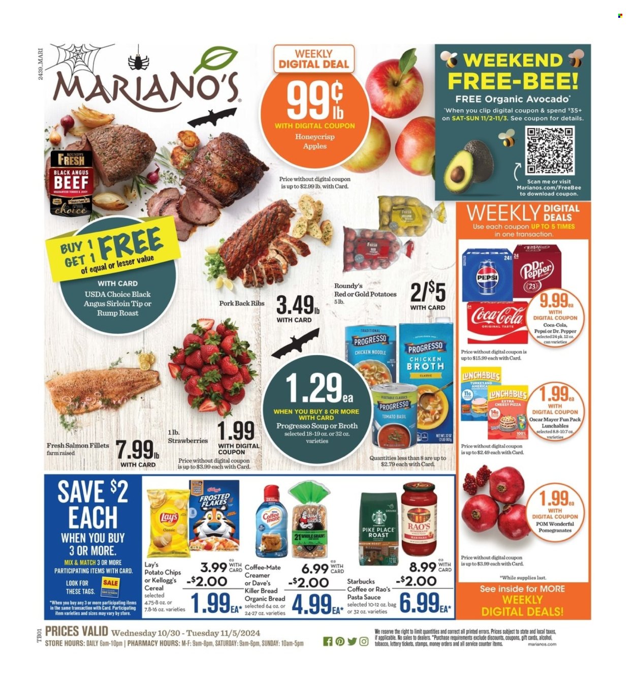 Mariano’s ad - 10/30/2024 - 11/05/2024. Page 1