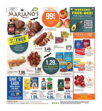 Mariano’s Flyer - 10/30/2024 - 11/05/2024.