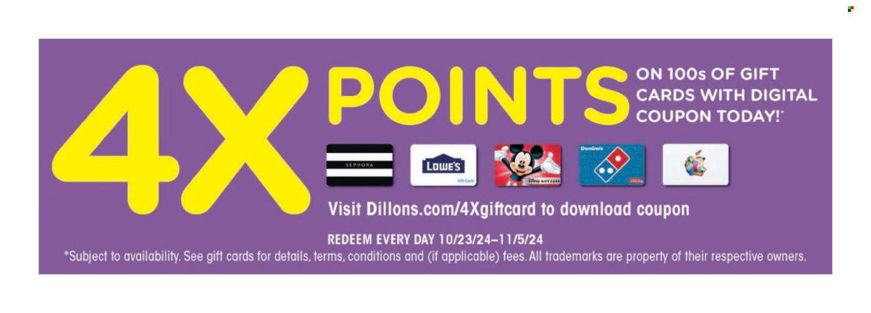 Dillons ad - 10/30/2024 - 11/05/2024. Page 14