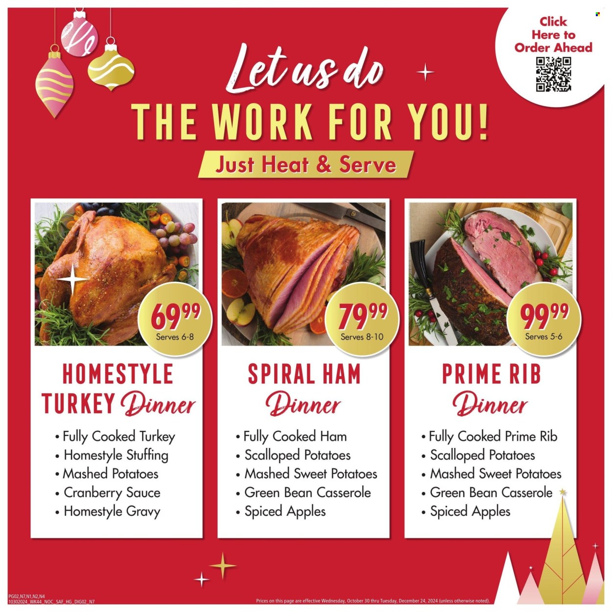 Safeway ad - 10/30/2024 - 12/24/2024. Page 2