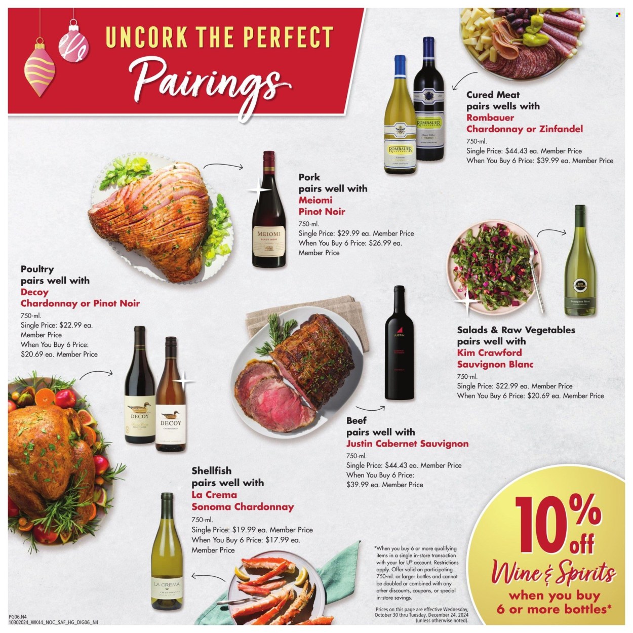 Safeway ad - 10/30/2024 - 12/24/2024. Page 6