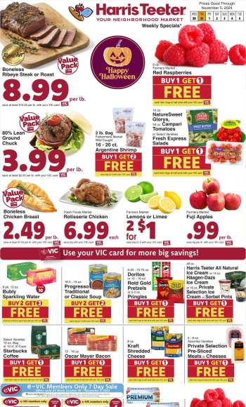 Harris Teeter Flyer - 10/30/2024 - 11/05/2024.