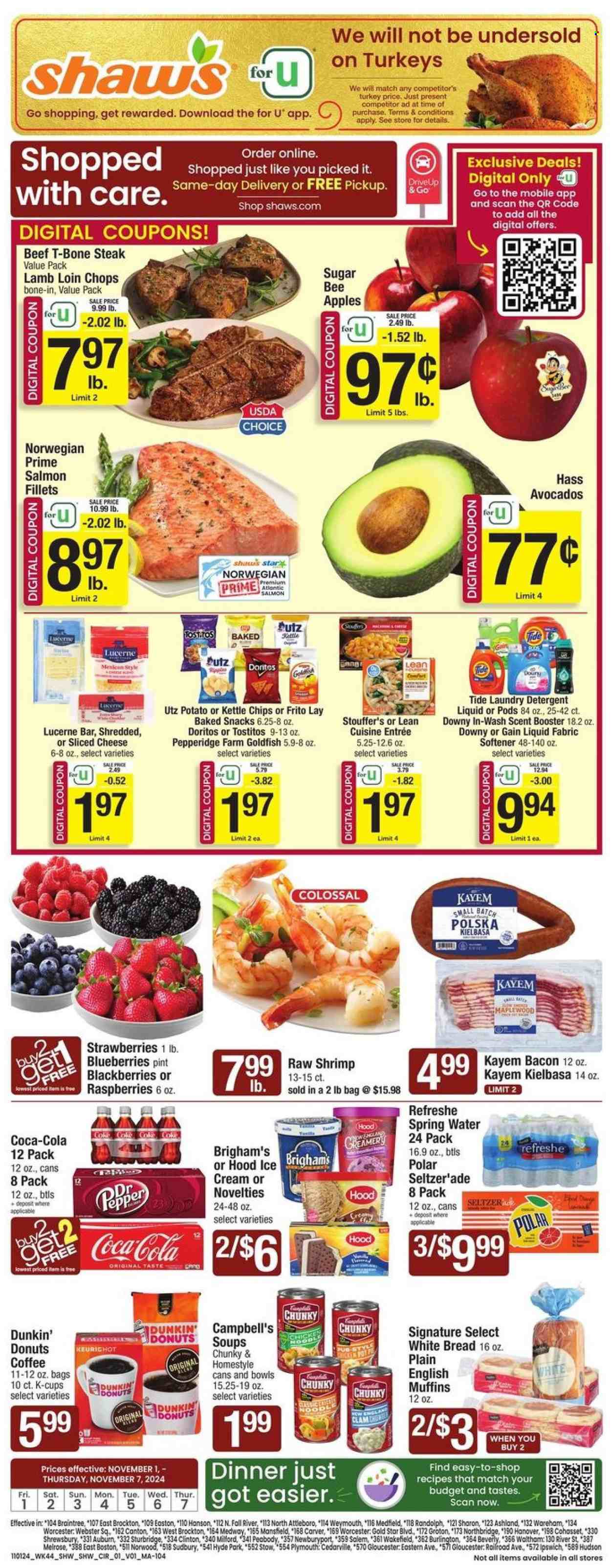 Shaw’s ad - 11/01/2024 - 11/07/2024. Page 1