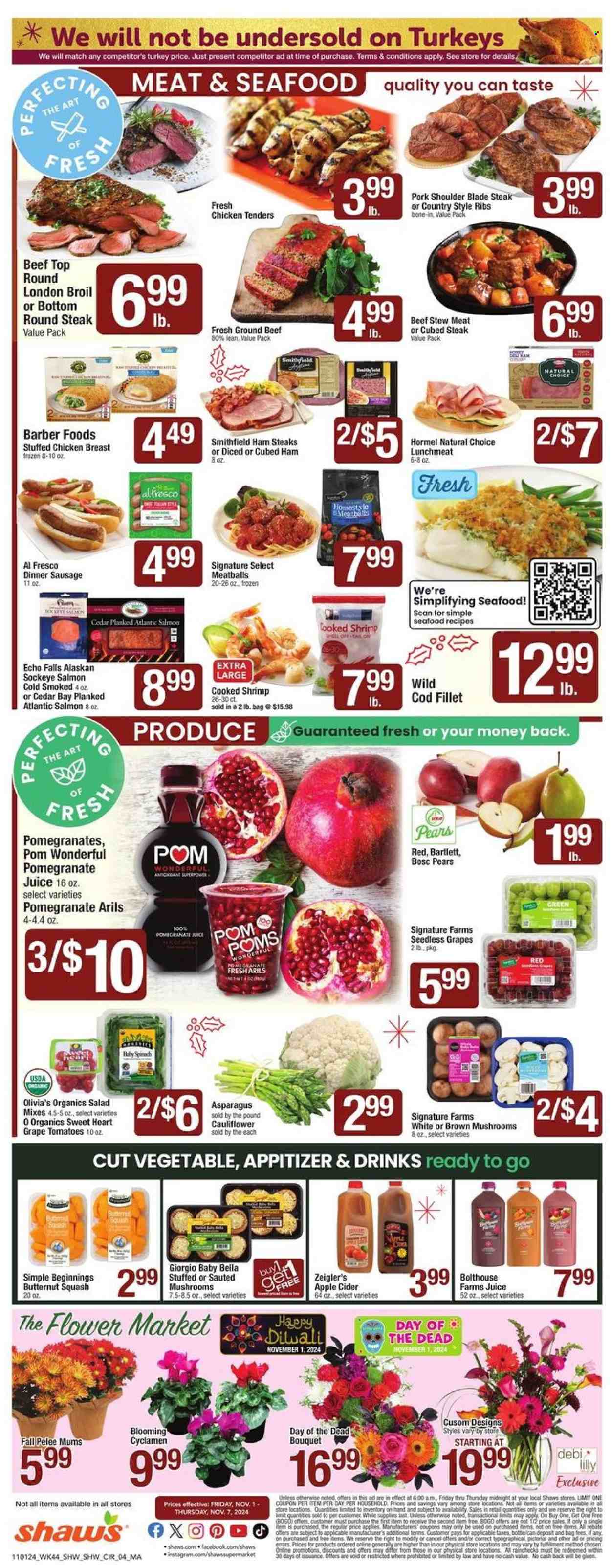 Shaw’s ad - 11/01/2024 - 11/07/2024. Page 4