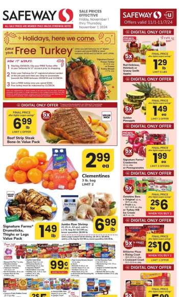 Safeway Flyer - 11/01/2024 - 11/07/2024.