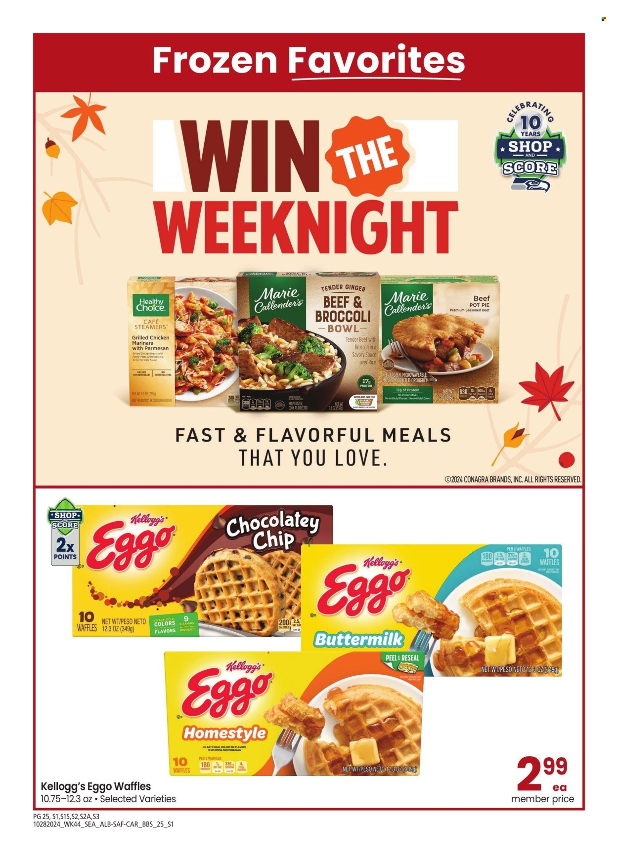 Safeway ad - 10/28/2024 - 12/01/2024. Page 25