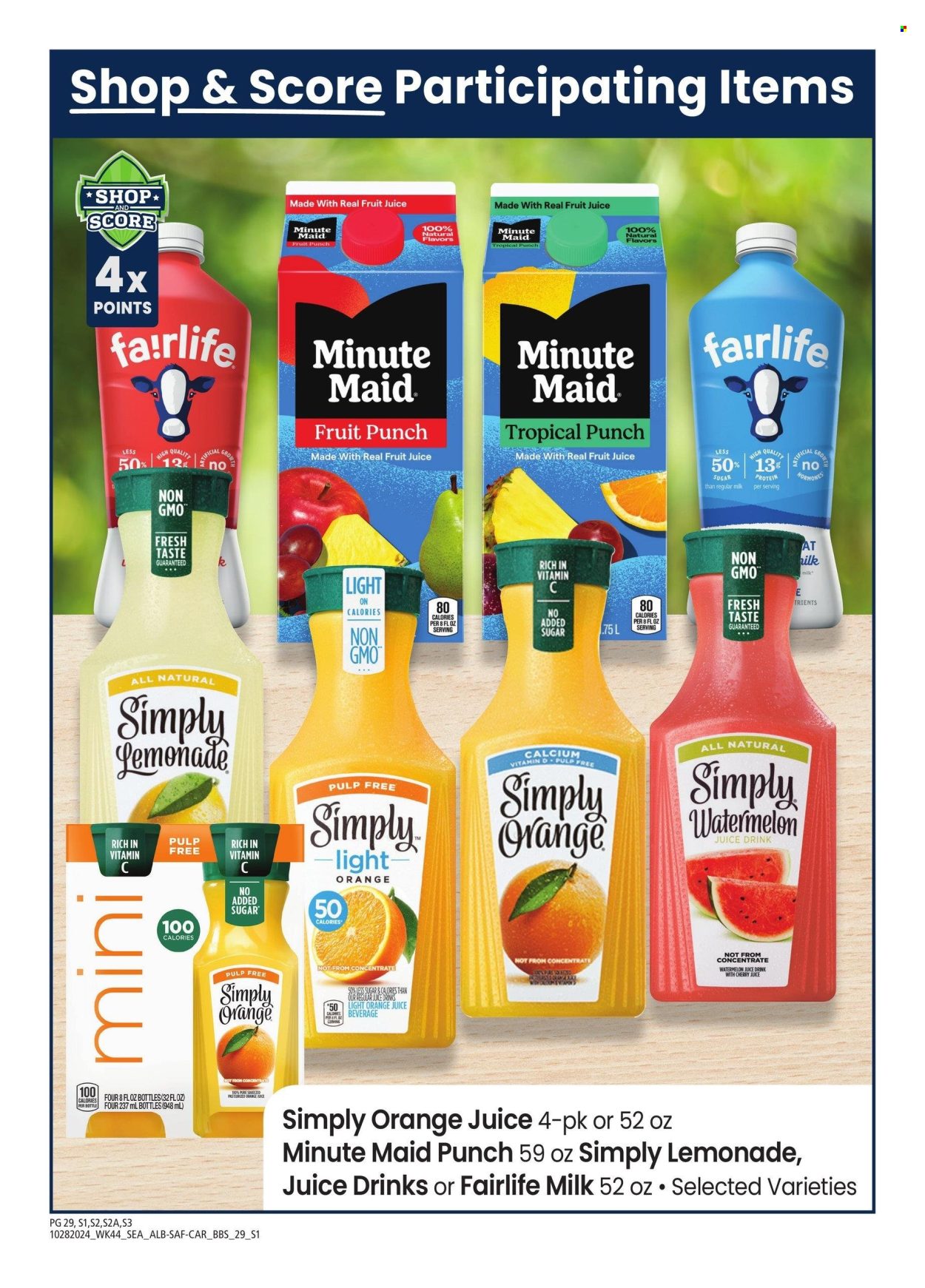Safeway ad - 10/28/2024 - 12/01/2024. Page 29