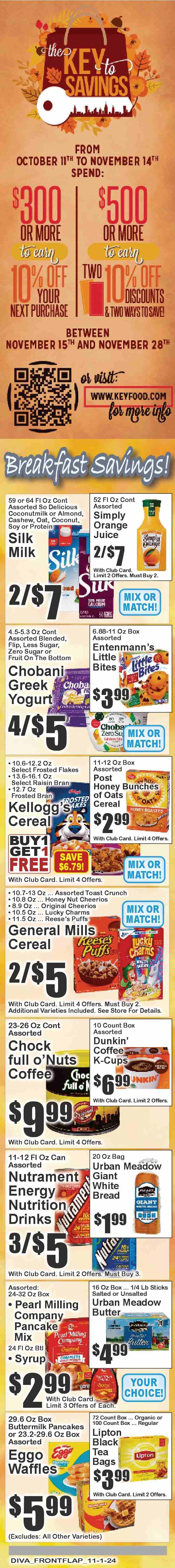 Key Food ad - 11/01/2024 - 11/07/2024. Page 2