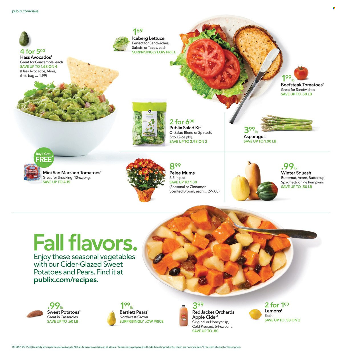 Publix ad - 10/31/2024 - 11/06/2024. Page 6