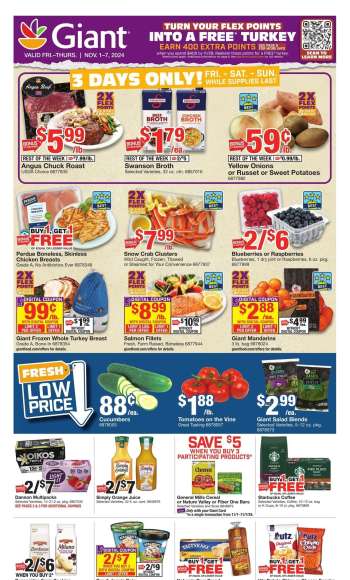 Giant Food Flyer - 11/01/2024 - 11/07/2024.