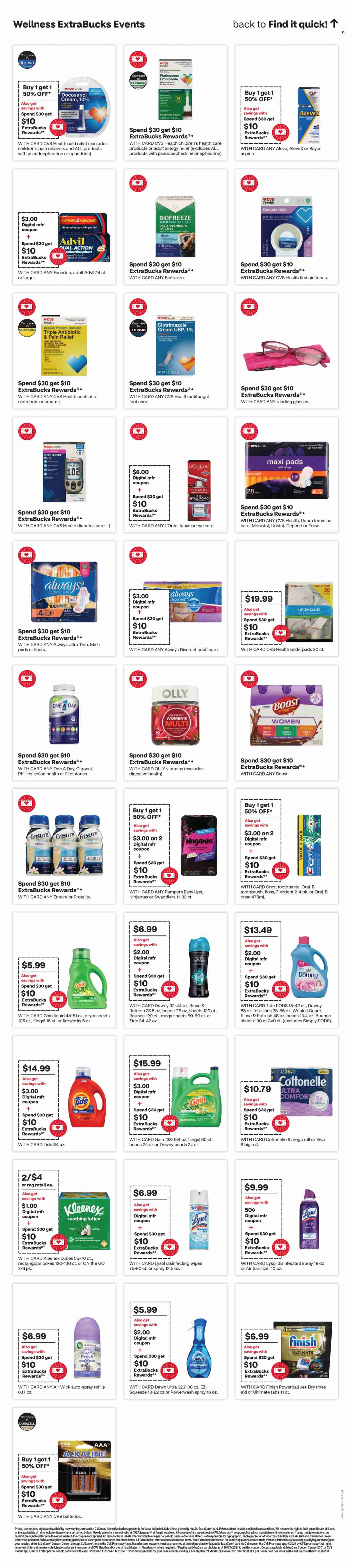 CVS Pharmacy ad - 11/03/2024 - 11/09/2024. Page 20