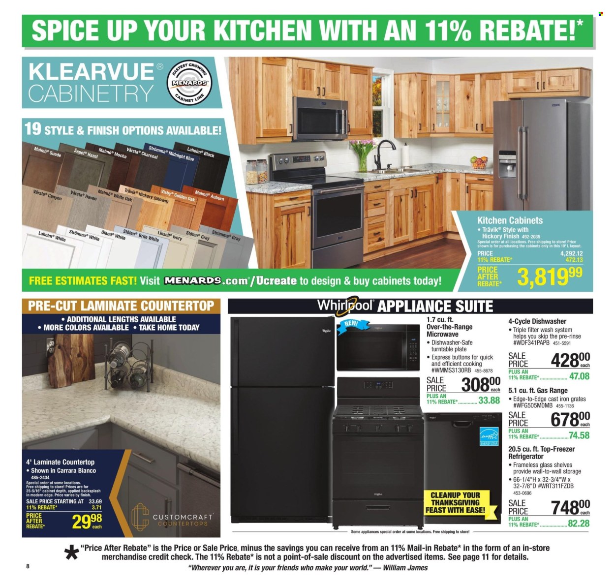 Menards ad - 10/31/2024 - 11/10/2024. Page 14