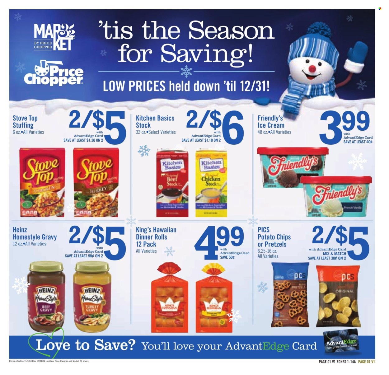 Price Chopper ad - 11/01/2024 - 12/31/2024. Page 1