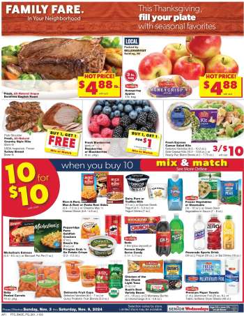 Family Fare Flyer - 11/03/2024 - 11/09/2024.