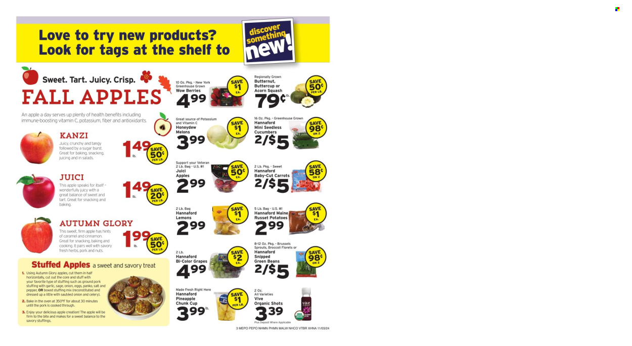Hannaford ad - 11/03/2024 - 11/09/2024. Page 5