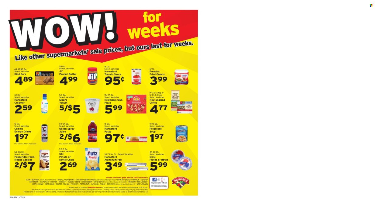 Hannaford ad - 11/03/2024 - 11/09/2024. Page 12