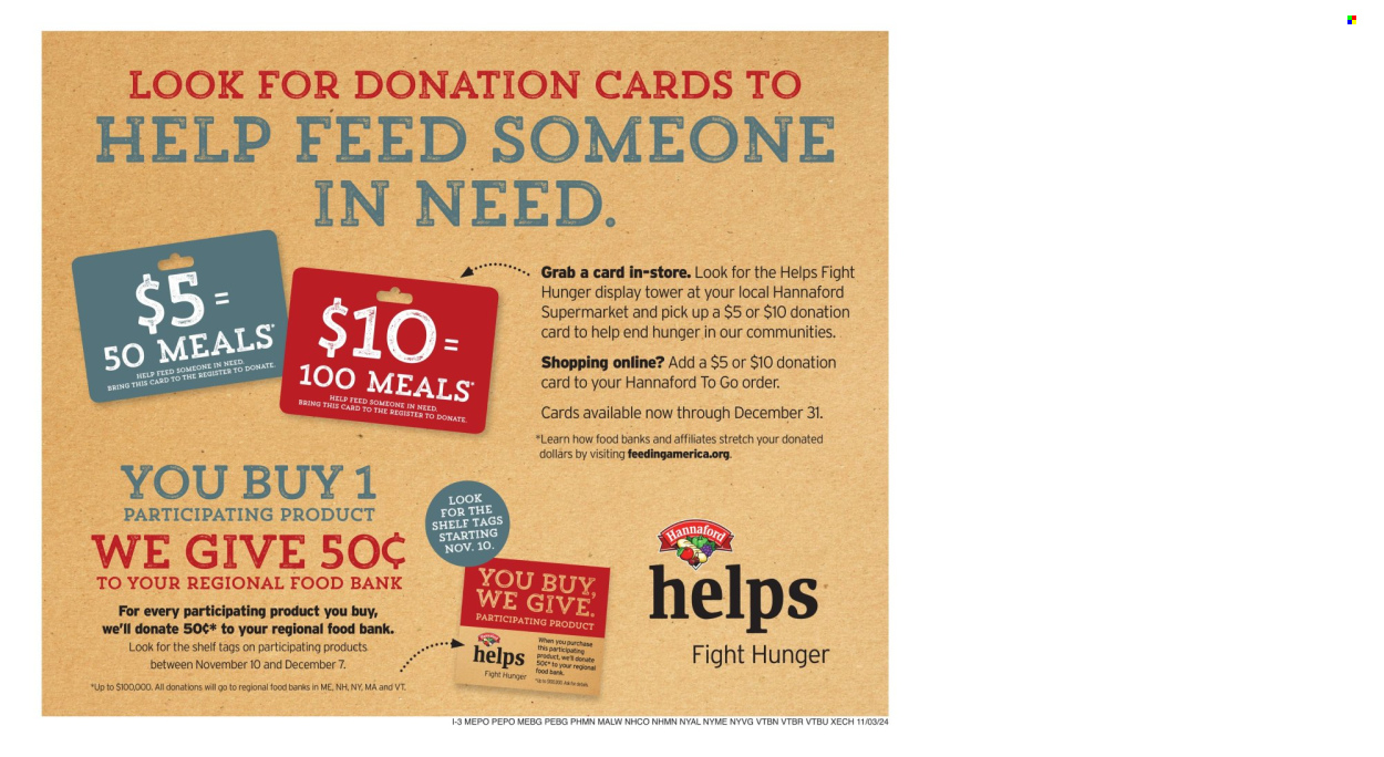 Hannaford ad - 11/03/2024 - 11/09/2024. Page 16