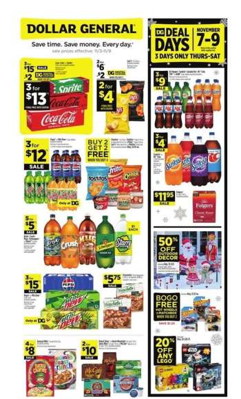 Dollar General Flyer - 11/03/2024 - 11/09/2024.