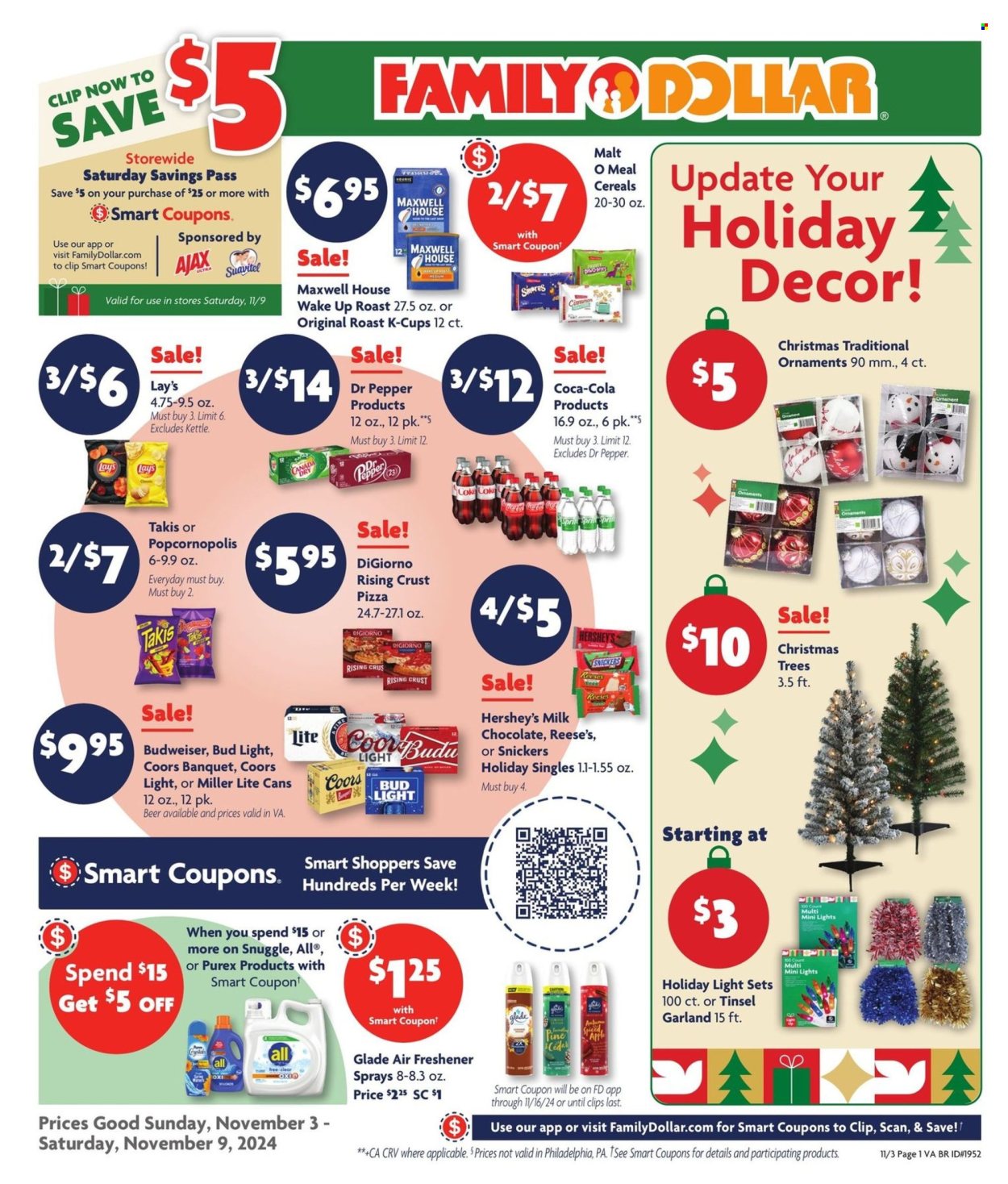Family Dollar ad - 11/03/2024 - 11/09/2024. Page 1