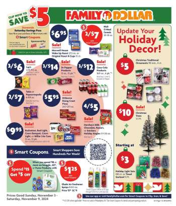 Family Dollar Flyer - 11/03/2024 - 11/09/2024.