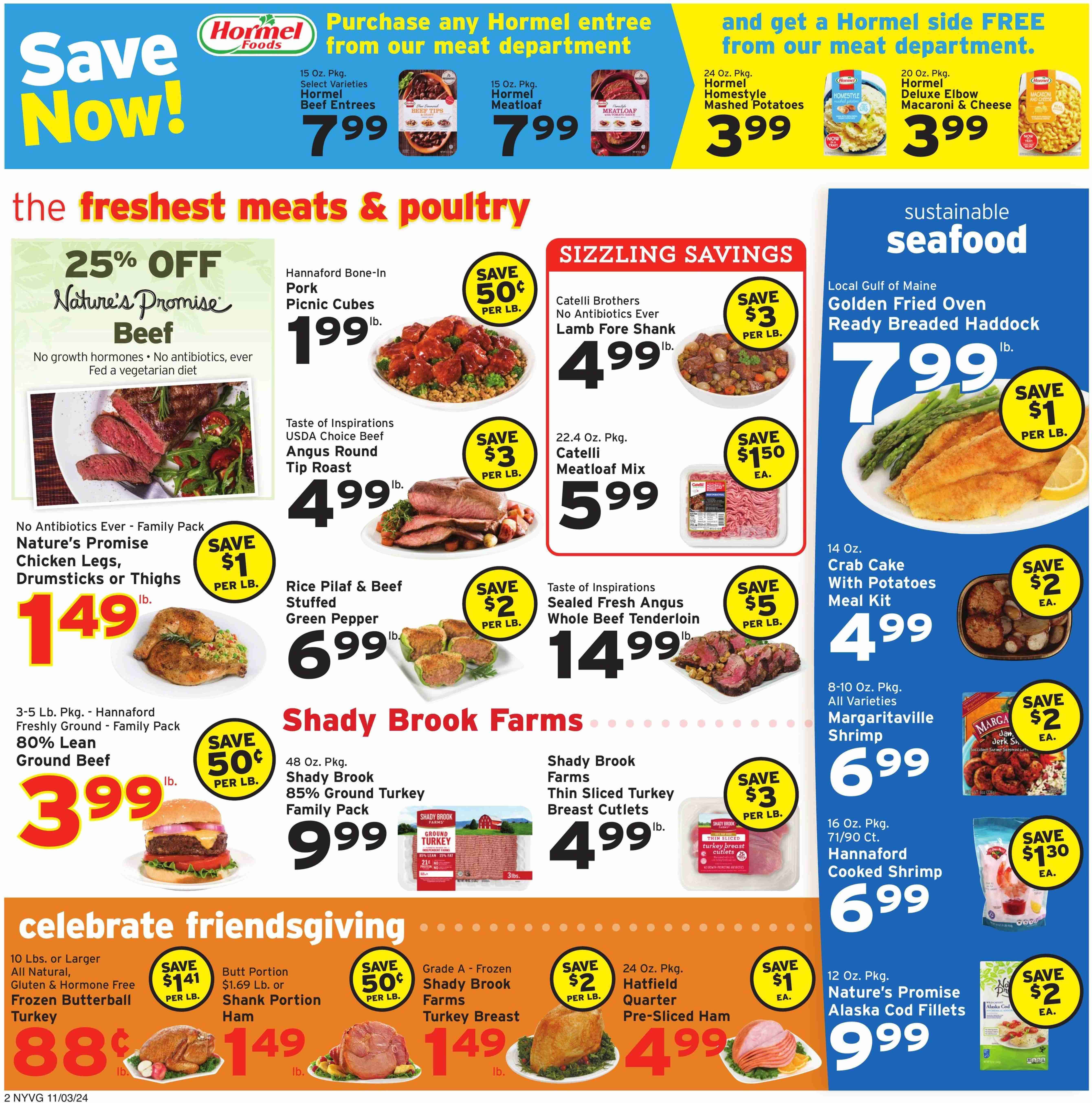 Hannaford ad - 11/03/2024 - 11/09/2024. Page 2