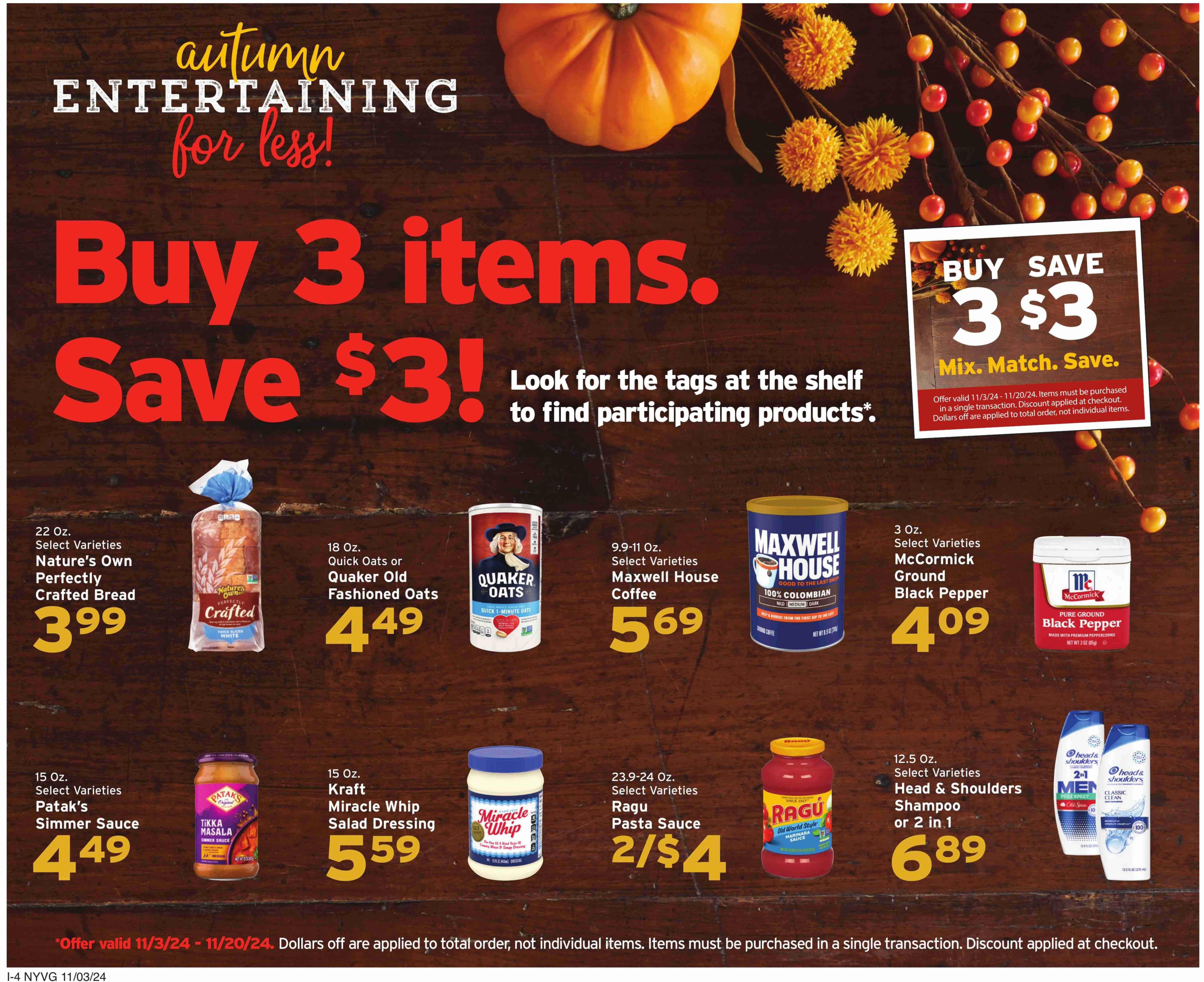 Hannaford ad - 11/03/2024 - 11/09/2024. Page 17