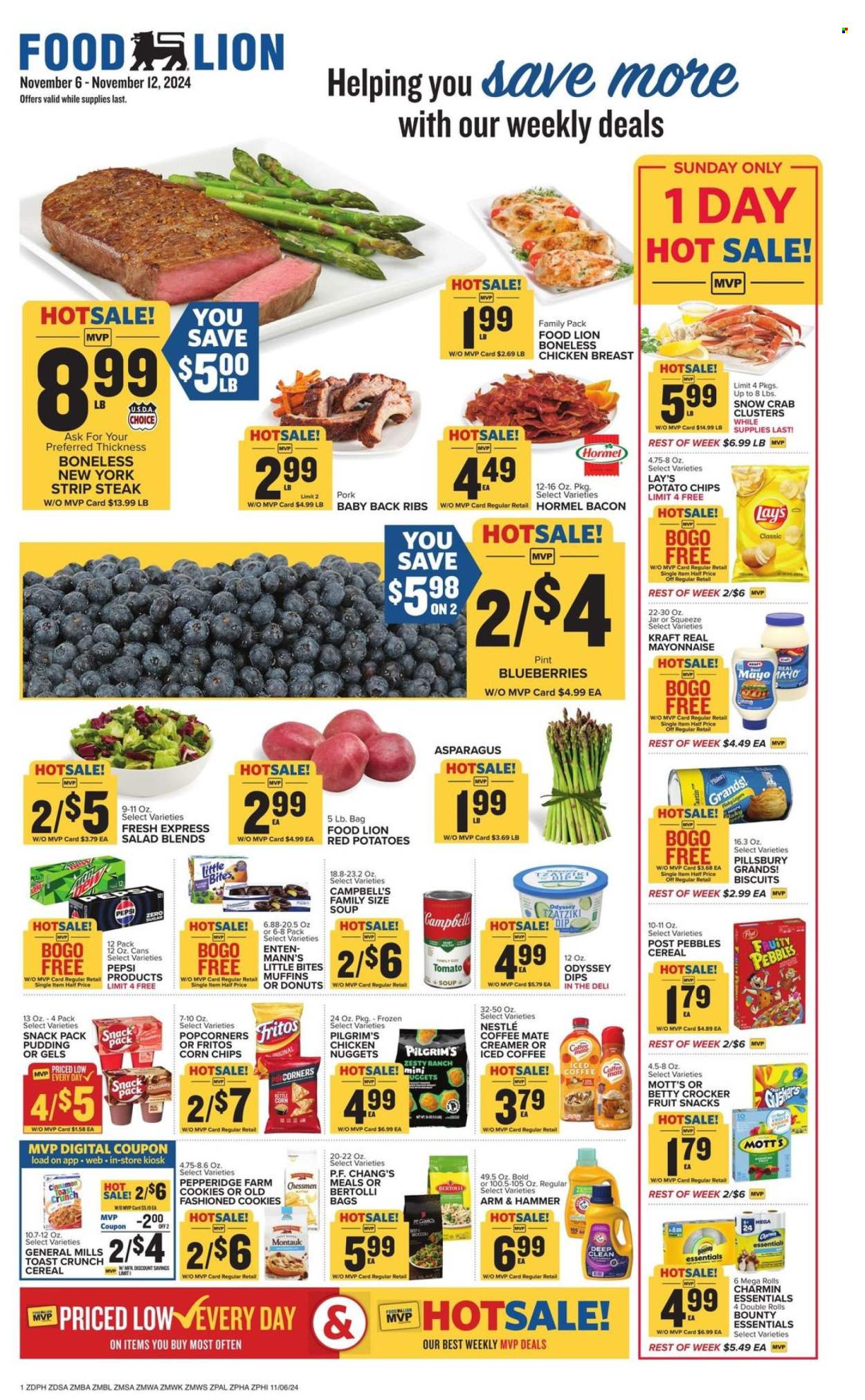 Food Lion ad - 11/06/2024 - 11/12/2024. Page 1