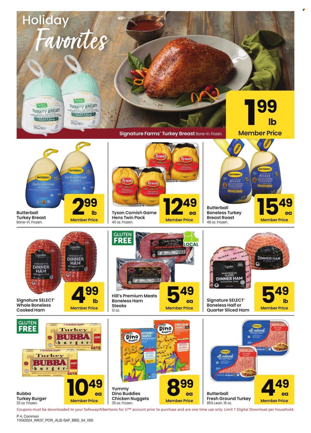 Albertsons ad - 11/04/2024 - 12/01/2024. Page 4