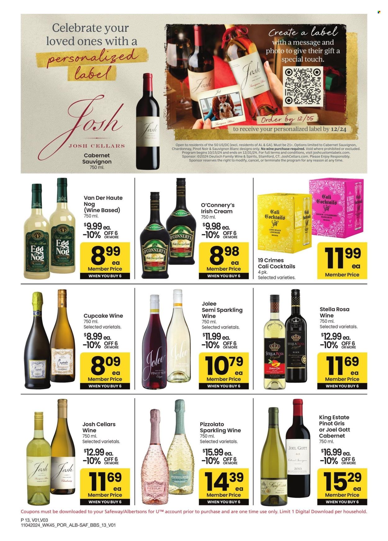 Albertsons ad - 11/04/2024 - 12/01/2024. Page 13