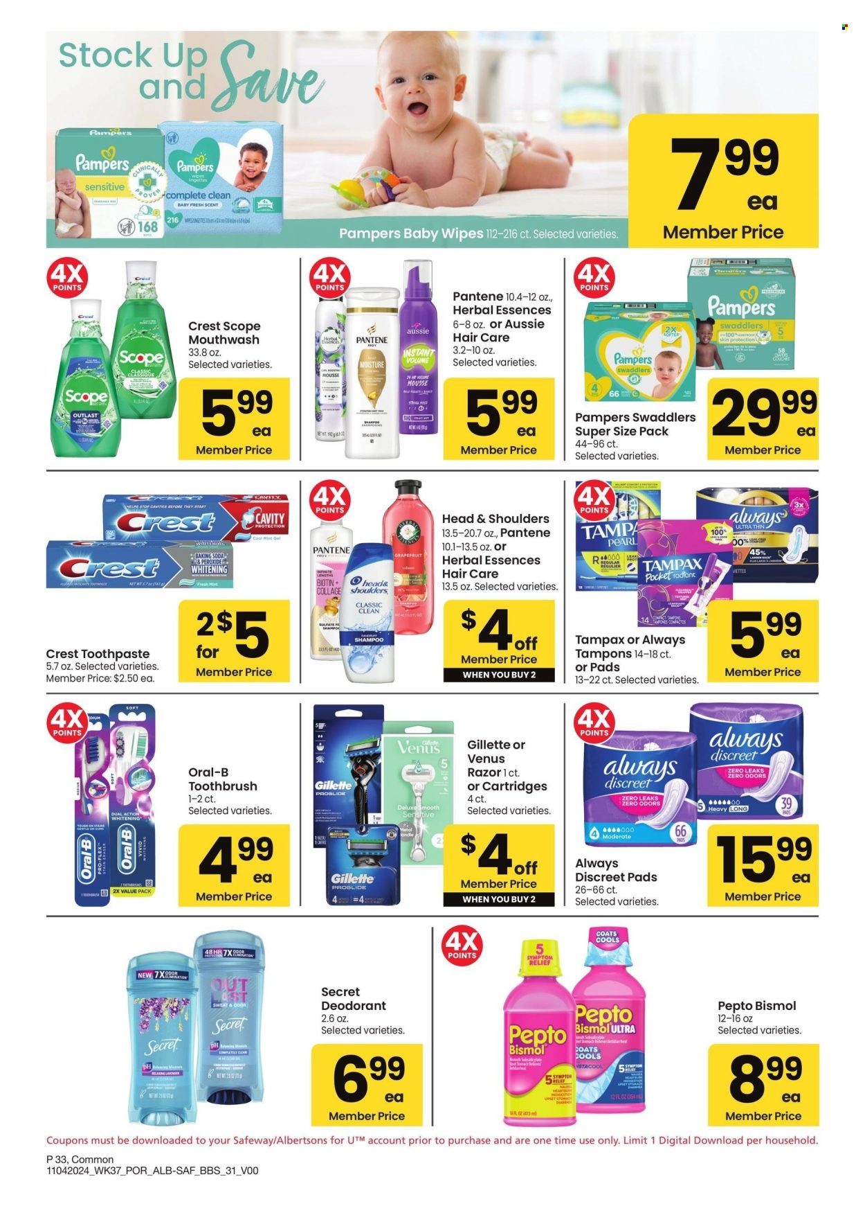 Albertsons ad - 11/04/2024 - 12/01/2024. Page 31