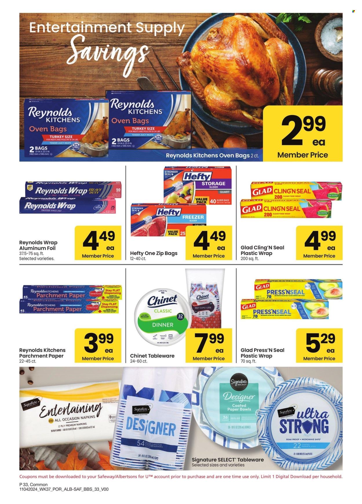 Albertsons ad - 11/04/2024 - 12/01/2024. Page 33