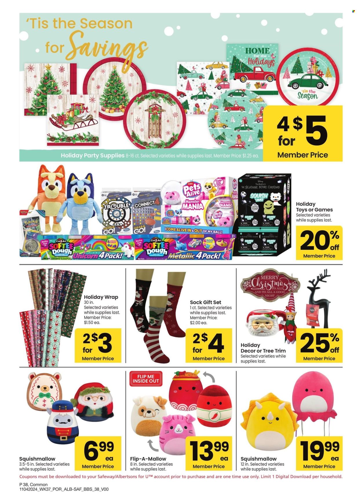 Albertsons ad - 11/04/2024 - 12/01/2024. Page 38