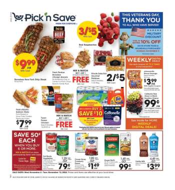 Pick ‘n Save Flyer - 11/06/2024 - 11/12/2024.
