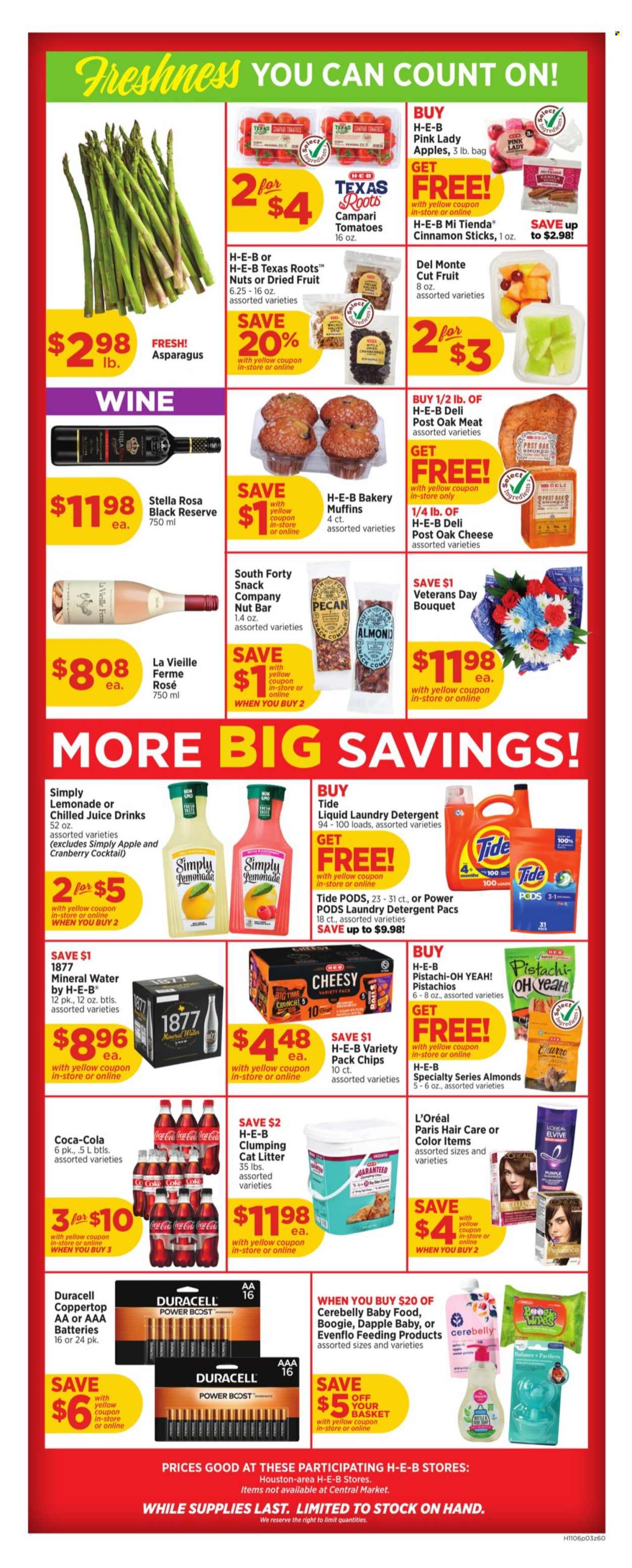 H-E-B ad - 11/06/2024 - 11/12/2024. Page 3