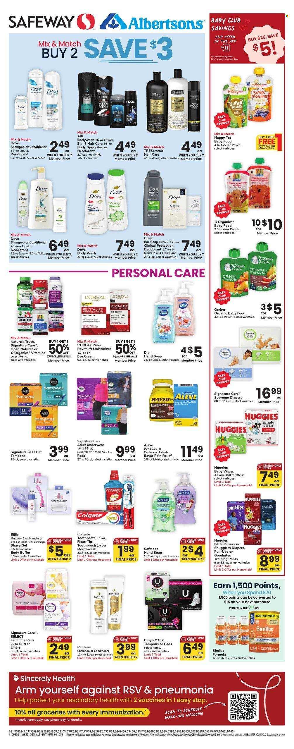 Safeway ad - 11/06/2024 - 11/19/2024. Page 1