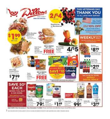 Dillons Flyer - 11/06/2024 - 11/12/2024.